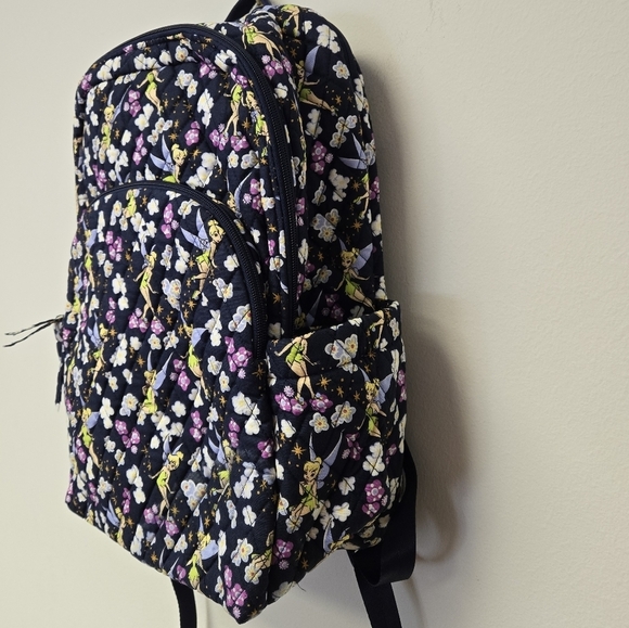 Vera Bradley Disney Tinker Bell's Flight Essential Large Backpack - Picture 4 of 11